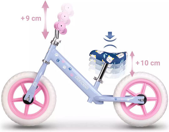 Ricokids Kids Balance Bike Purple