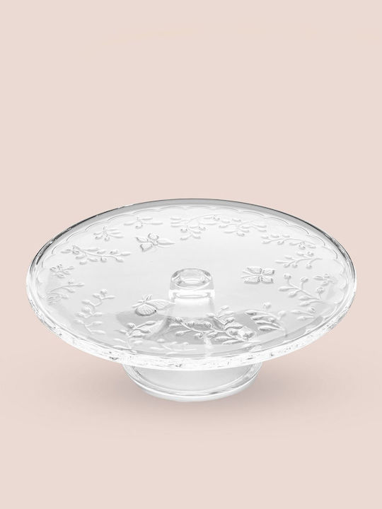Aithrio Kuchenteller Glas Mit Ständer Transparente 31x31x11cm