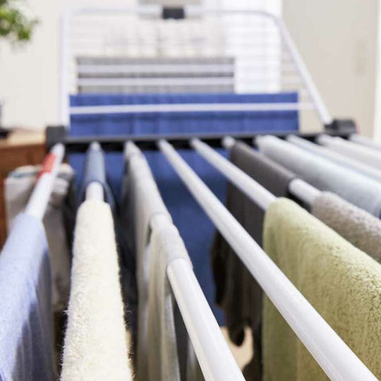 Vesta Drymax Folding Floor Metallic Clothes Drying Rack with Wheels with Hanging Length 30m