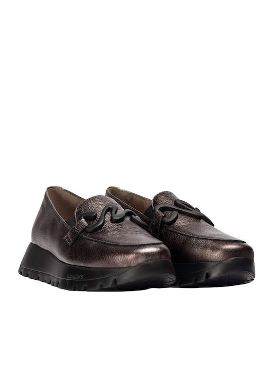 Γυναικεία Loafers σε Γκρι Χρώμα
