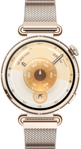 Huawei Watch GT 6 Stainless Steel 41mm Waterproof with Heart Rate Monitor (Gold Milanese)