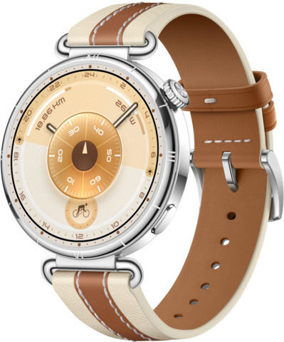 Huawei Watch GT 6 Stainless Steel 41mm Waterproof with Heart Rate Monitor (Brown Woven)