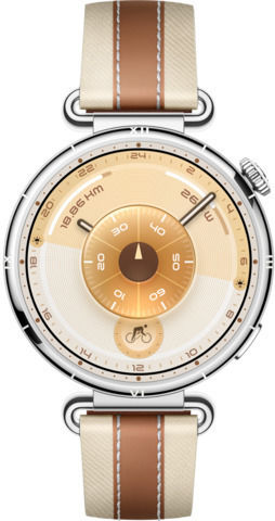 Huawei Watch GT 6 Stainless Steel 41mm Waterproof with Heart Rate Monitor (Brown Woven)