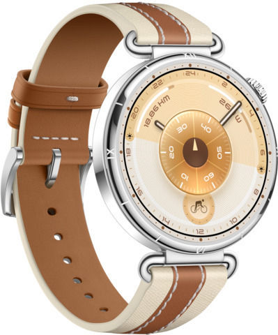 Huawei Watch GT 6 Stainless Steel 41mm Waterproof with Heart Rate Monitor (Brown Woven)