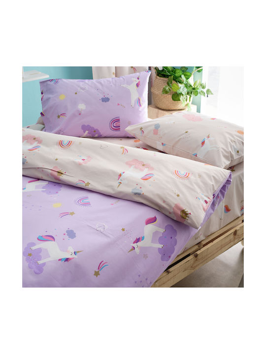 Charalambidis Textiles Kinderbettdecke Einzeln Einhorn 160x230cm Charalambidis Textiles Kinderbettdecke Einzeln Einhorn 160x230cm