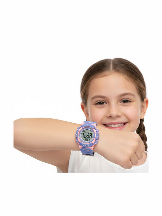 Q&Q Kids Analog Watch with Rubber/Plastic Strap Purple