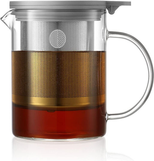 Buydeem Teapot with Filter Glass Transparent 500ml
