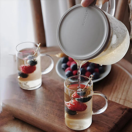 Buydeem Teapot with Filter Glass Transparent 500ml