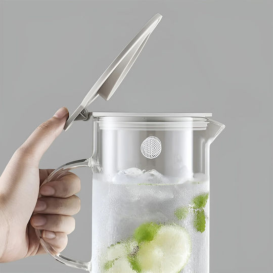 Buydeem Teapot with Filter Glass Transparent 500ml