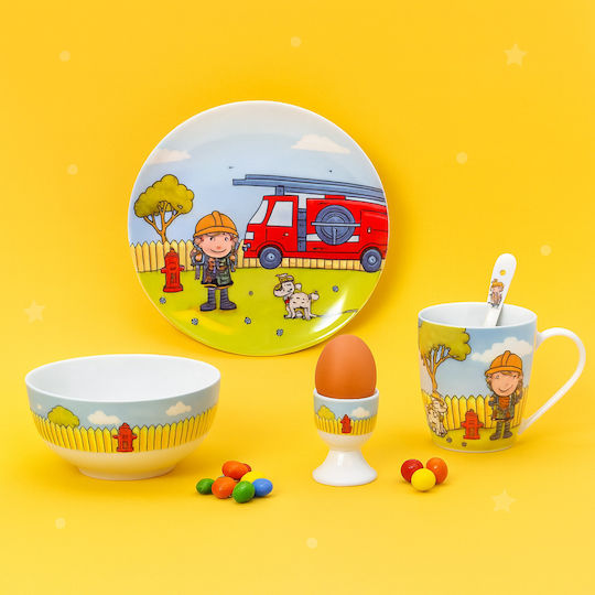 Cryspo Trio Feeding Set made of Porcelain 5pcs