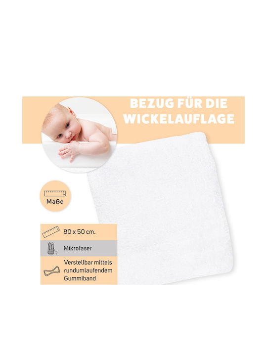 Ti-Tin Capac pentru schimbarea bebelușului White 50x80cm