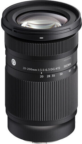 Sigma Camera Lens 20-200mm f/3.5-6.3 DG Contemporary Fixed for Sigma L Mount Black