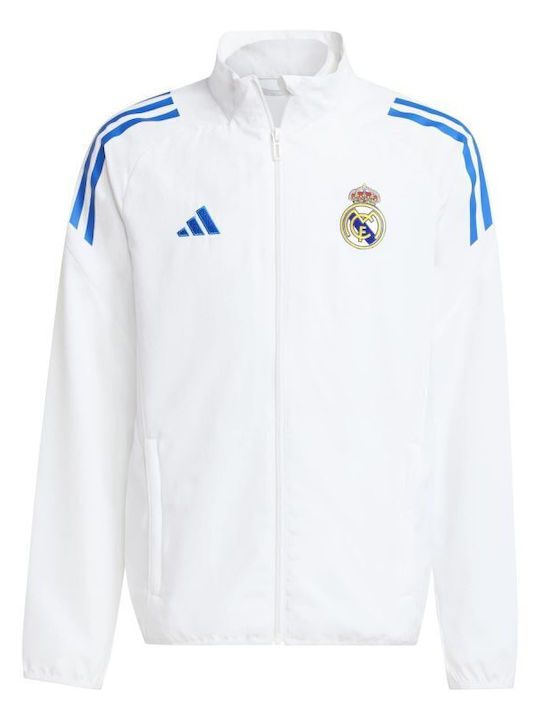 Kids' Sports Jacket with Lining White