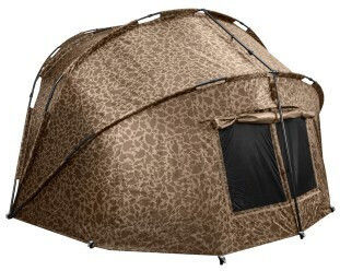 Delphin Lux Climacontrol Cort De Camping Pentru Pescuit Tunel Maro 300x320x175cm