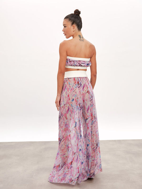 Παντελόνι Φόρμας Multicolor, Mauve