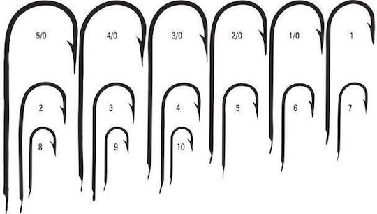 Carlige de Pescuit Mustad 1251c Nichel Nr. 5 100 Bucăți