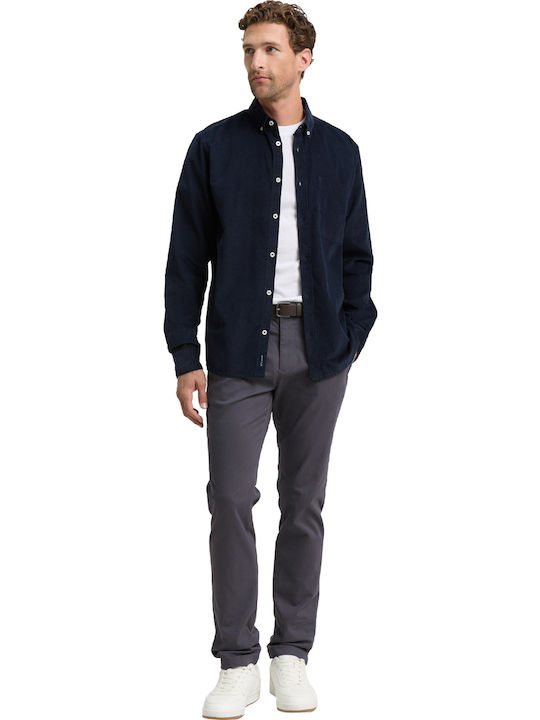 'travis' Hose Chino in Schlanker Passform Classic Dark Grey