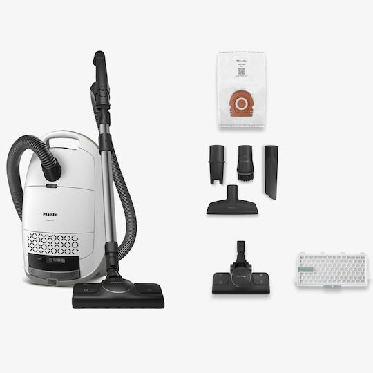 Miele Guard M1 Прахосмукачка 800W С торба 4.5лт Бяла