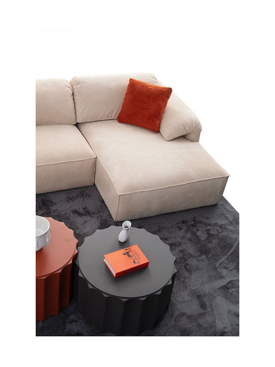 Flamingo Corner 1 Corner Couch Cream 335x385x80 cm