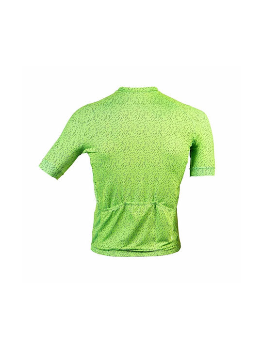 Demaraz Men's Short Sleeve Road Bike Jersey Green