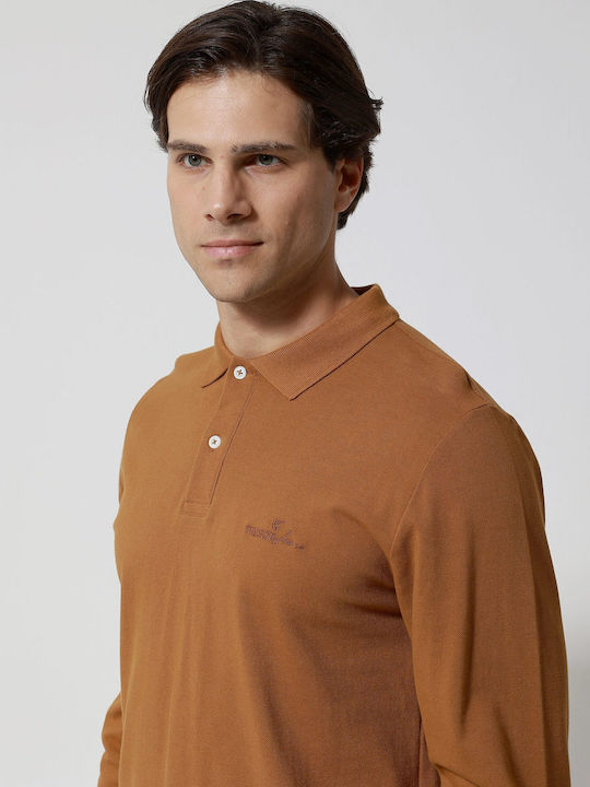 Long Sleeve Blouse Camel