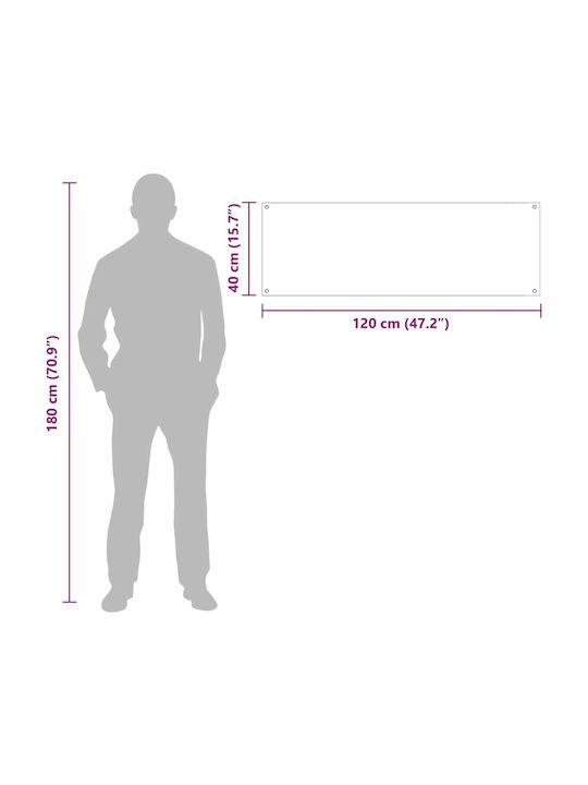 vidaXL Rectangular Glass Back Open Gray 120x40cm 3415503 2 Pieces