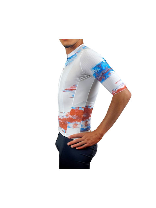 Demaraz Short Sleeves Cycling Jersey White