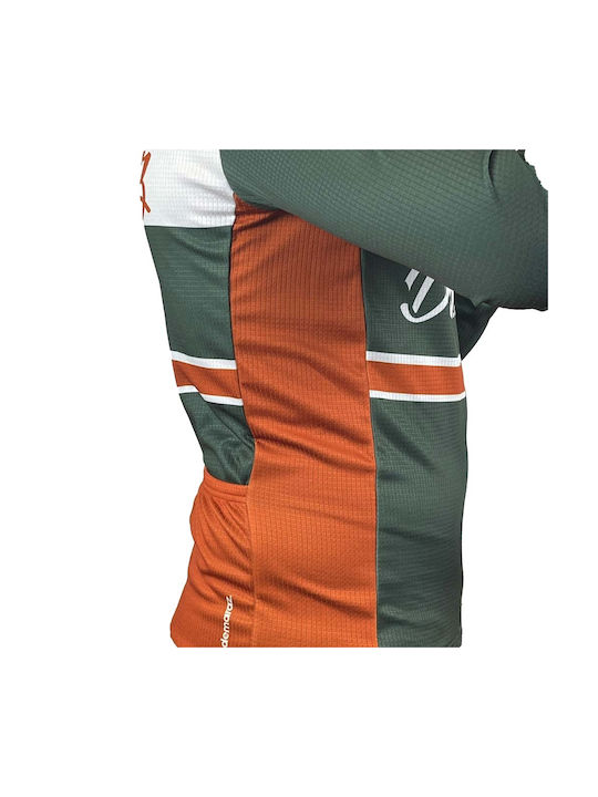 Demaraz Long Sleeves Cycling Jersey Green