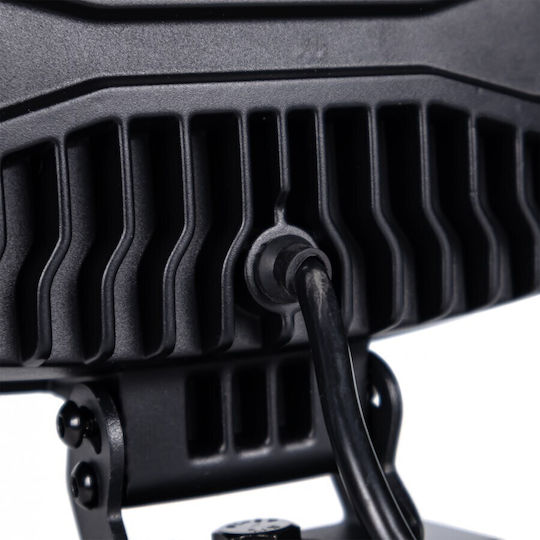 LED Фар X-spider Ninja 12v24v 80w DRL Бял Оранжев Строб IP69K