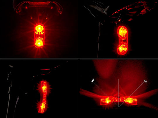 Author A Duplex X7 Rear Bicycle Light