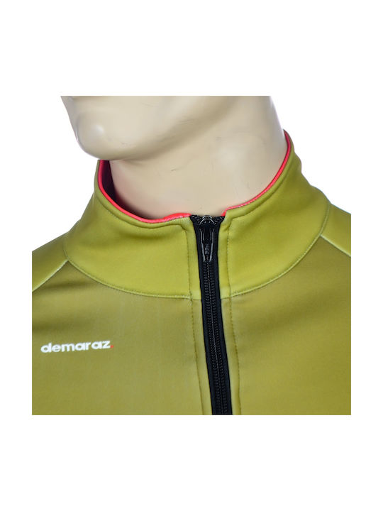 Demaraz Cycling Windbreaker Jacket Long sleeve Green