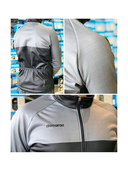 Demaraz Cycling Windbreaker Jacket Long sleeve Black