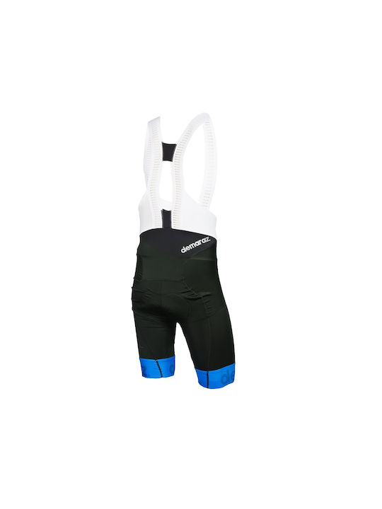 Demaraz Herren Fahrradhosen mit Hosenträgern Blau