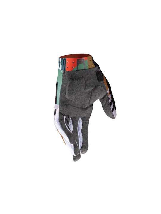 Endurance Full Finger Cycling Gloves Adults with Gel Multicolored