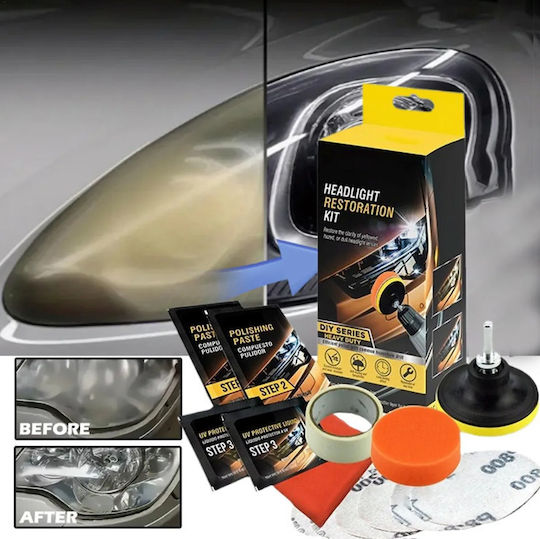 Locobondso Professionelles Set Für Die Wiederherstellung Und Das Glänzen Von Autolampen Diy Heavy Duty