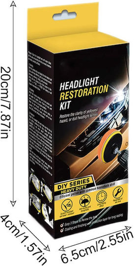 Locobondso Professionelles Set Für Die Wiederherstellung Und Das Glänzen Von Autolampen Diy Heavy Duty