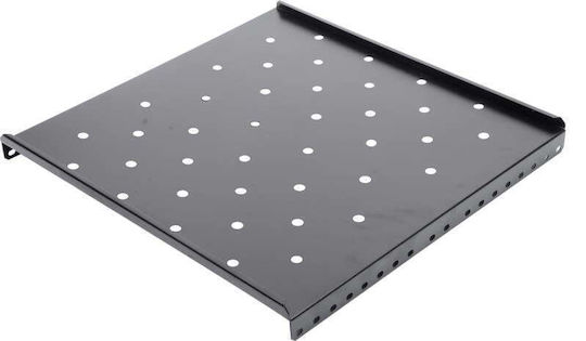 Distanțier Fix Rack 1u Rack 19" Adâncime 475mm Dulap 800mm Suportă Capacitate Mare Vopsea Antistatică Oțel 1,2mm Negru "spsf-1u475h-bk-03"