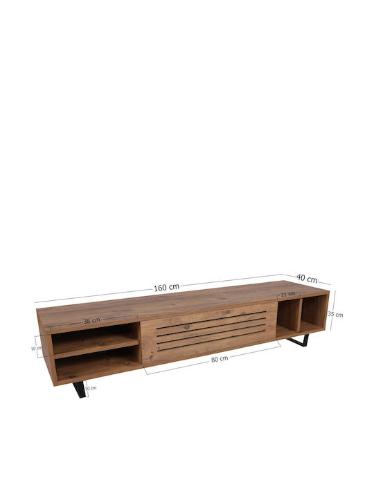 TV-Ständer Pine M160xP40xH35cm