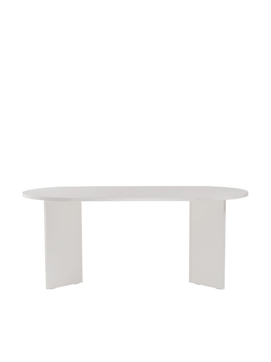 Sablin Τραπέζι Τραπεζαρίας Ξύλινο White 180x89.5x75εκ.