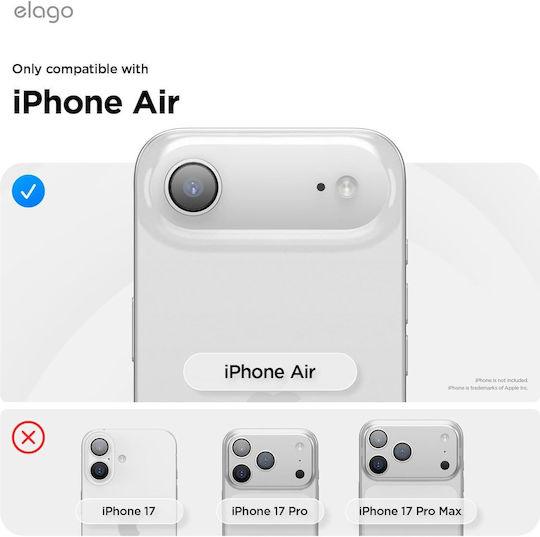 Elago Back Cover Silicone Fuchsia (iPhone Air)