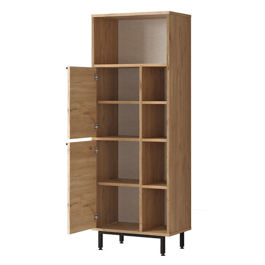 Hanah Home Ντουλάπι Μπάνιου 60x35.5x161.6cm Καρυδί
