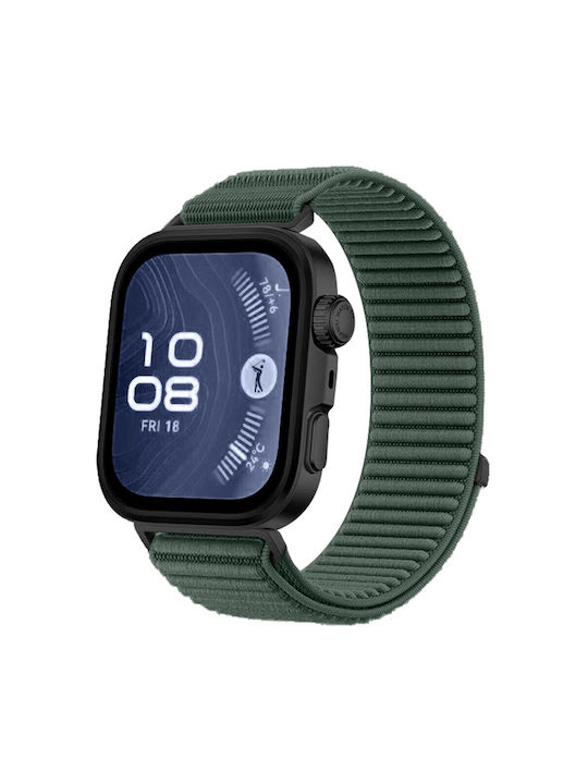 Kalebol Λουράκι Υφασμάτινο Πράσινο (Huawei Watch Fit 3)