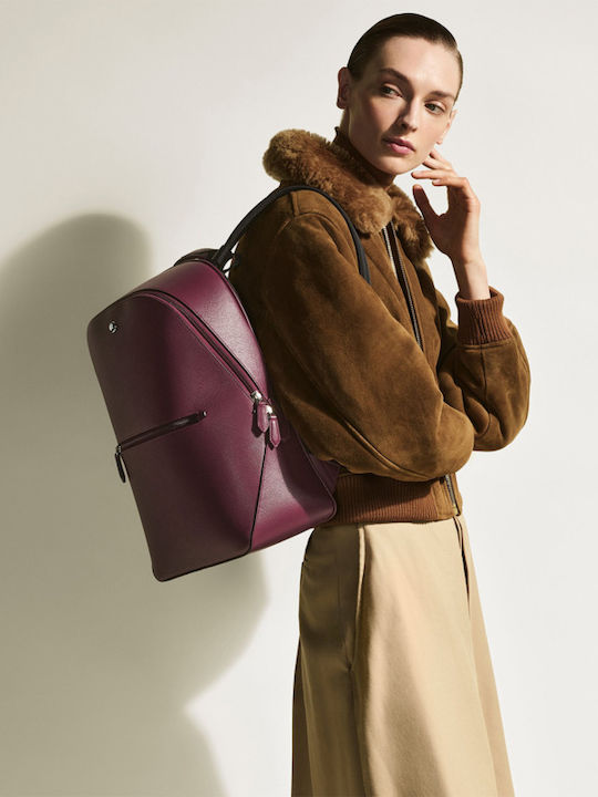 Sartorial Geantă De Damă Rucsac Burgundy