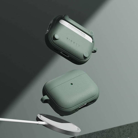 Ringke Onyx Magnetic Hülle Silikon mit Haken in Grün Farbe für Apple AirPods Pro 3