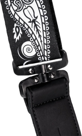 D'addario 50jssv17 Black Paisley Ζώνη Κιθάρας Joe Satriani