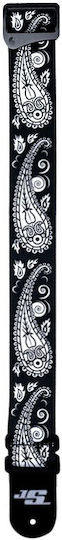 D'addario 50jssv17 Black Paisley Ζώνη Κιθάρας Joe Satriani