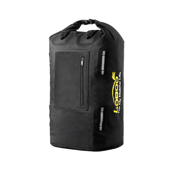 Loboo Waterproof Motorcycle Tail Bag 30lt Black