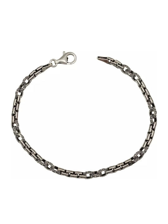 Herren Armband Kette aus Silber