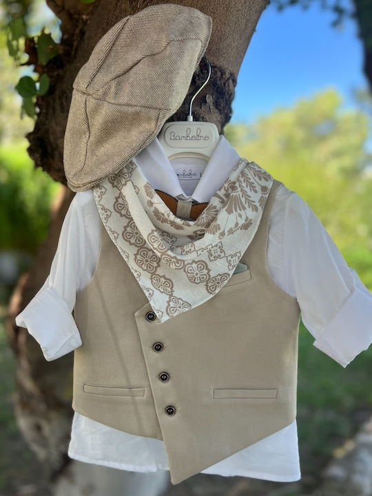 Bambolino Iasonas Costum De Botez Bej