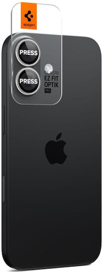 Spigen Optik Pro EZ Fit Kameraschutz Gehärtetes Glas Silver